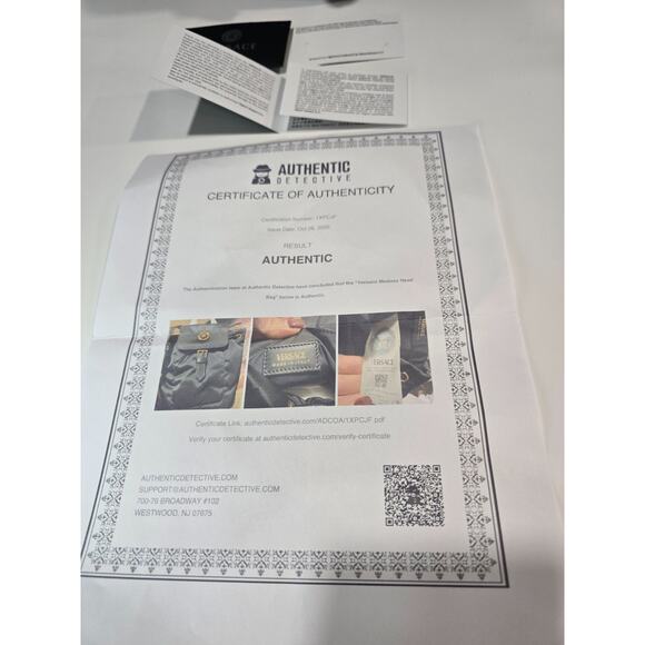 Versace Mini Nylon Medusa Drawstring Backpack Bag - NEW - Picture 10 of 11